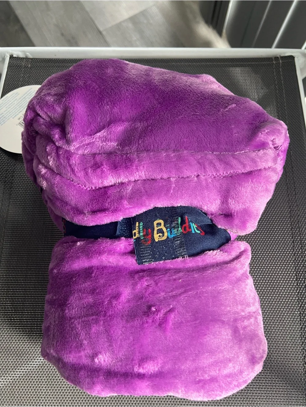 Purple Plush Cat Comfort Toy